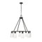 Z-Lite Titus 8 Light Chandelier, 33in. W x 26.5in. H, Matte Black 826-8MB - alternate 6